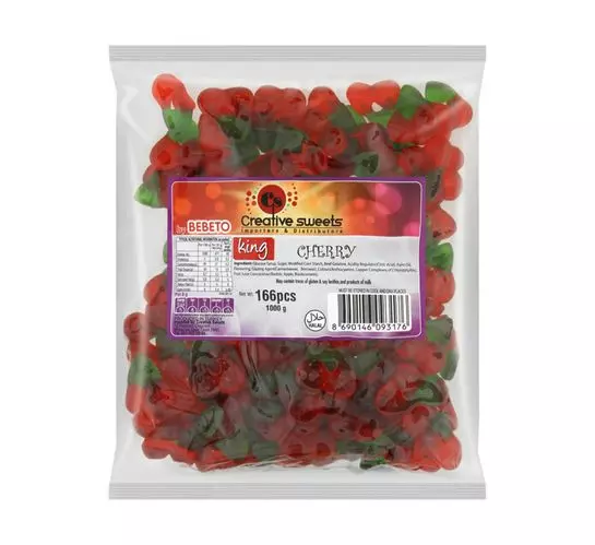 King Jelly Sweets Cherry (1x1kg) King Jelly Sweets Cherry (1x1kg)