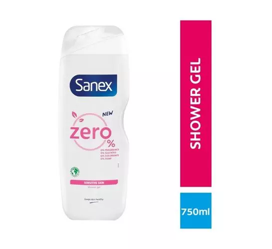 Sanex Shower Gel Zero (1 x 750ml)