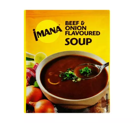 Imana Packet Soup Beef and Onion (1x60g) Imana Packet Soup Beef and Onion (1x60g)