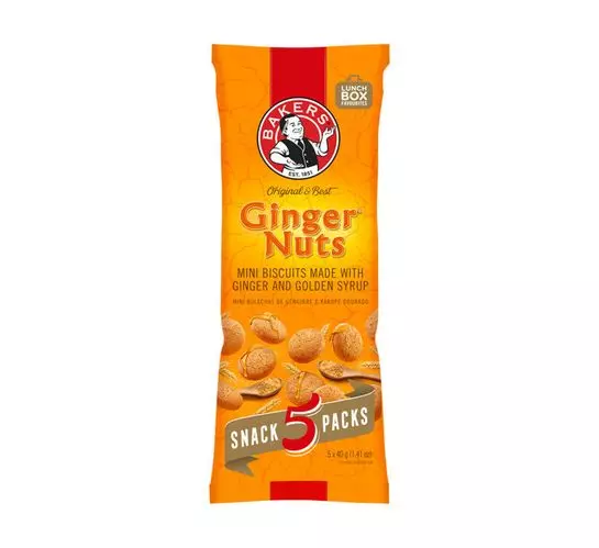 Bakers Mini Biscuit Multipack Gingernuts (24x5 x 40g)