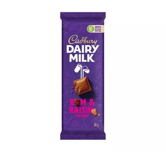 Cadbury Slabs Rum & Raisin (1x80g) Cadbury Slabs Rum & Raisin (1x80g)
