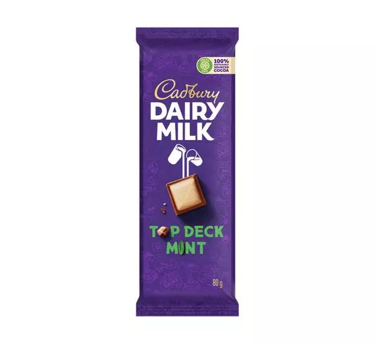 Cadbury Slabs Top Deck Mint (1x80g)