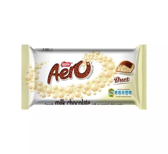 Nestlé Aero Chocolate Slab Duet (135g)