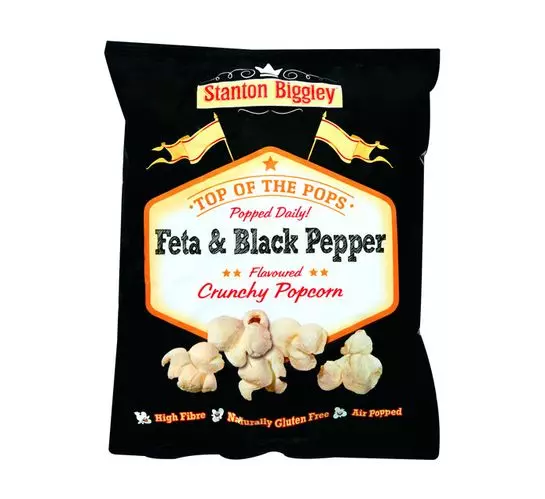Stanton Biggley Popcorn Feta and Black Pepper (12x45g) Stanton Biggley Popcorn Feta and Black Pepper (12x45g)