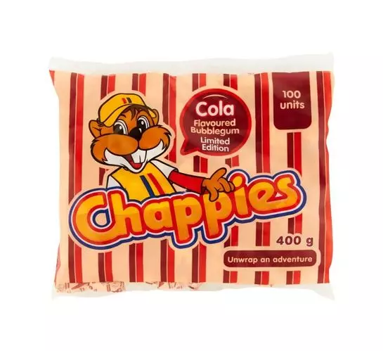 Chappies Bubblegum COLA (1x100's) Chappies Bubblegum COLA (1x100's)