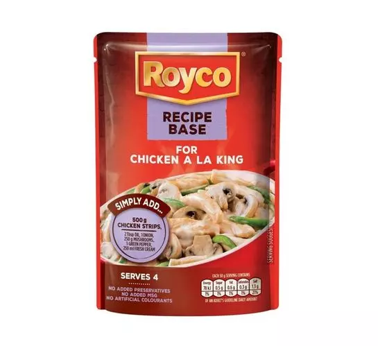 Royco Recipe Base Cooking Mixes Chicken ala King (1x200g) Royco Recipe Base Cooking Mixes Chicken ala King (1x200g)