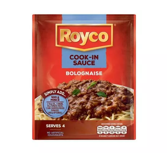 Royco Recipe Base Cooking Mixes Bolognaise (12x200g) Royco Recipe Base Cooking Mixes Bolognaise (12x200g)