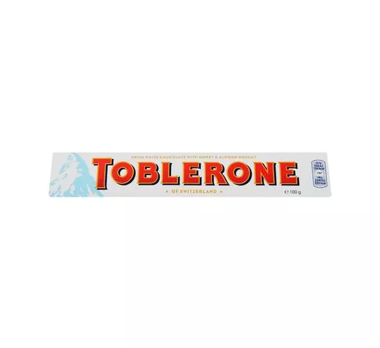 Toblerone Chocolate Slab White (1x100g) Toblerone Chocolate Slab White (1x100g)
