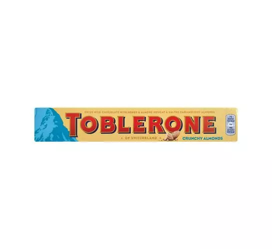 Toblerone Chocolate Slab Crunchy Almond (20x100g)