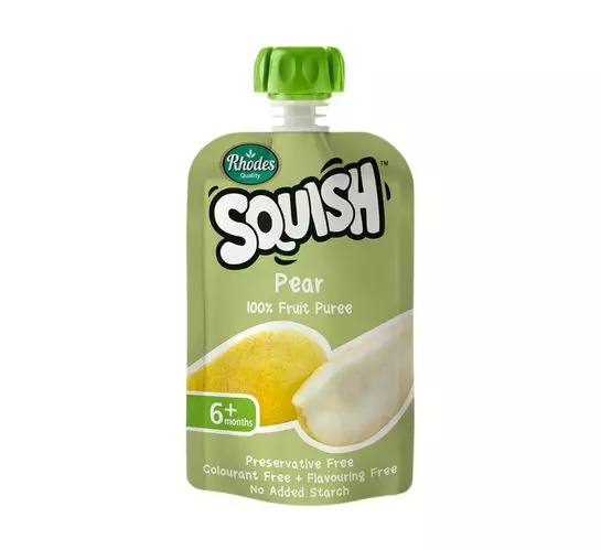 Rhodes Squish Infant Food Pear (1 x 110g) Rhodes Squish Infant Food Pear (1 x 110g)