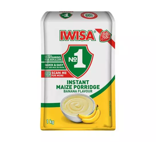Iwisa Instant Breakfast Porridge Banana (1x1kg)