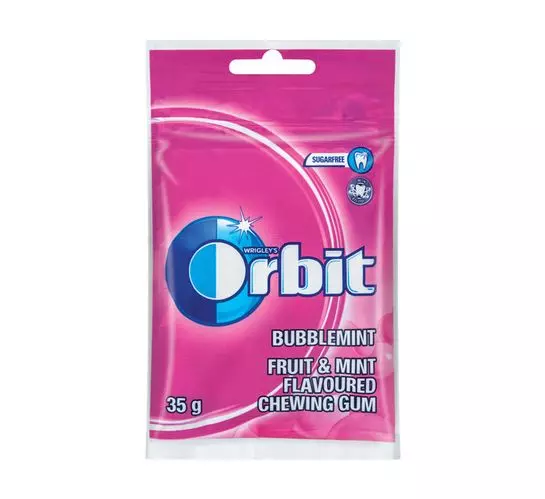Orbit Sugar Free Gum Refill Pack Bubblemint (1x25PC)