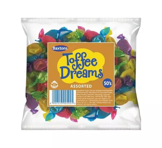 Baxtons Toffee Dreams Assorted (1x50's) Baxtons Toffee Dreams Assorted (1x50's)