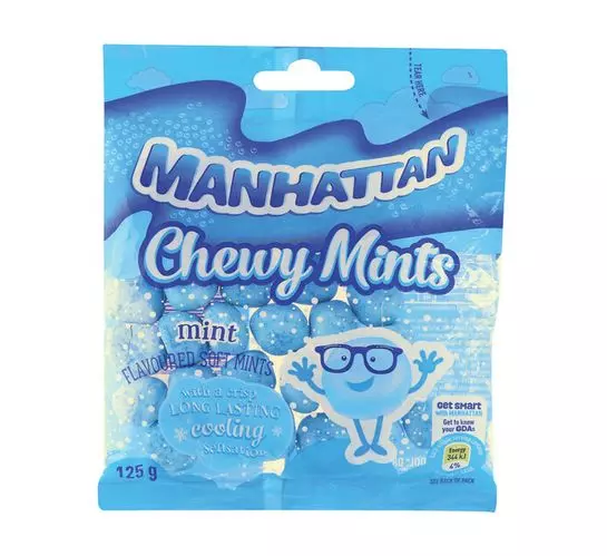 Manhattan Chewy Soft Mints Mint (24x125g) Manhattan Chewy Soft Mints Mint (24x125g)
