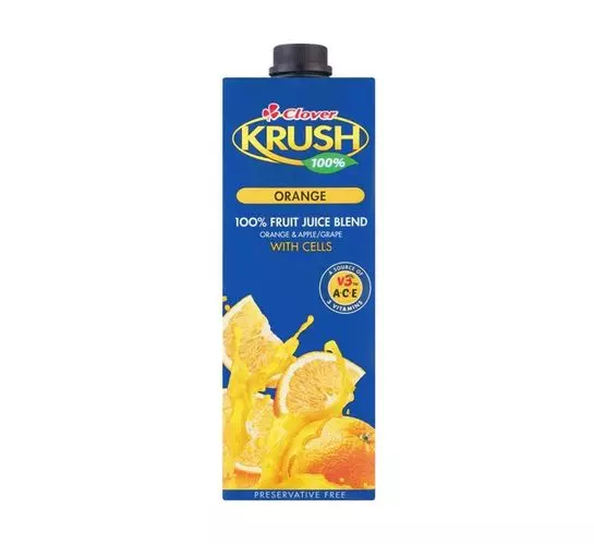 Clover Krush Uht Juice Orange (1x1L)