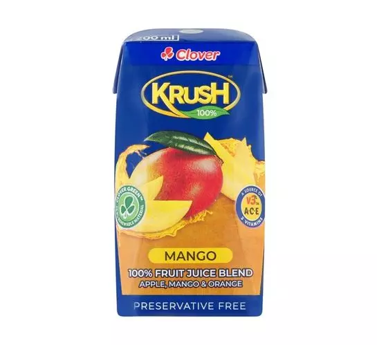 Clover Krush Uht Juice Mango (24x200ml) Clover Krush Uht Juice Mango (24x200ml)