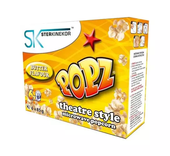 Sterkinekor Microwave Popcorn Butter (6x6's) Sterkinekor Microwave Popcorn Butter (6x6's)