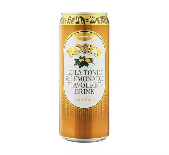 Rose's Sparkling Cans Kola Tonic and Lemonade (6x330ml) Rose's Sparkling Cans Kola Tonic and Lemonade (6x330ml)