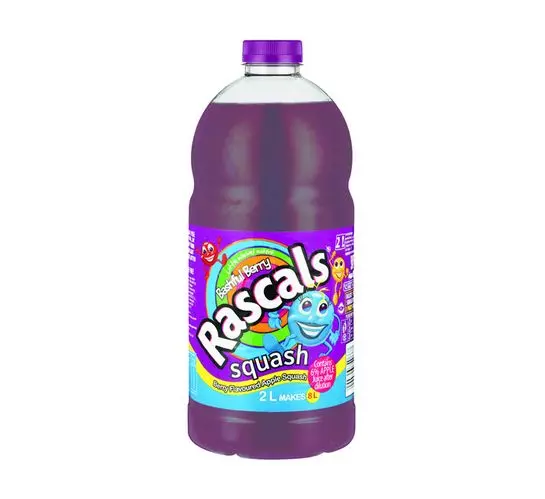 Rascals Squash Concentrate Berry (2L)