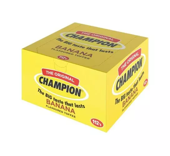 Mister Sweet Champion Toffees Banana (1x112's) Mister Sweet Champion Toffees Banana (1x112's)