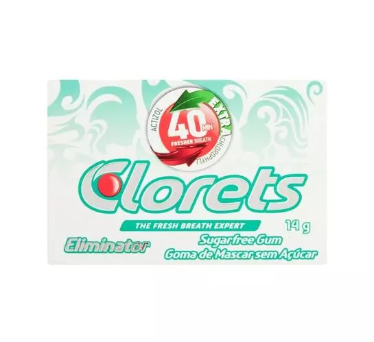 Clorets Sugar Free Gum Eliminator (1x10PC) Clorets Sugar Free Gum Eliminator (1x10PC)