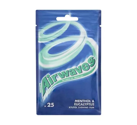 Airwaves Gum Refill Pack Menthol Eucalyptus (22x25PC)