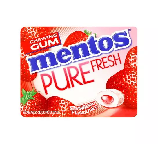 Mentos Chewing Gum Strawberry (1x1's)
