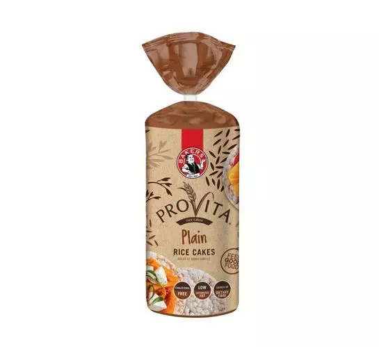 Bakers Provita Rice Cakes Plain (1x100g) Bakers Provita Rice Cakes Plain (1x100g)