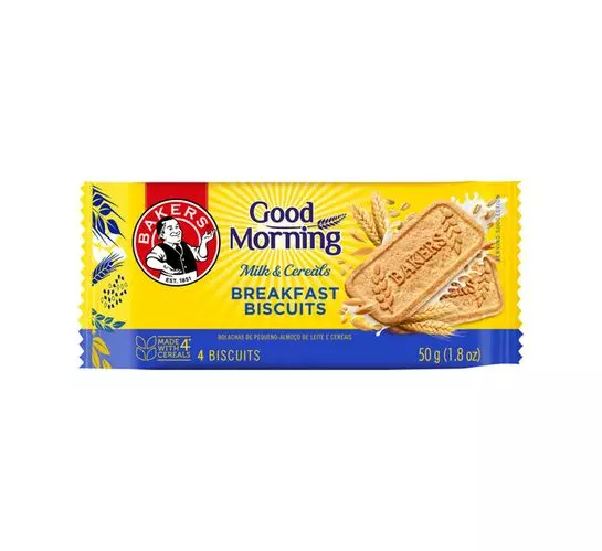 Bakers Good Morning Biscuits Milk and Cereals (16x50g) Bakers Good Morning Biscuits Milk and Cereals (16x50g)