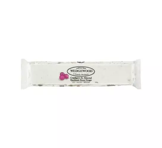 Wedgewood Nougat Bars Cranberry And Almond (1x100g)