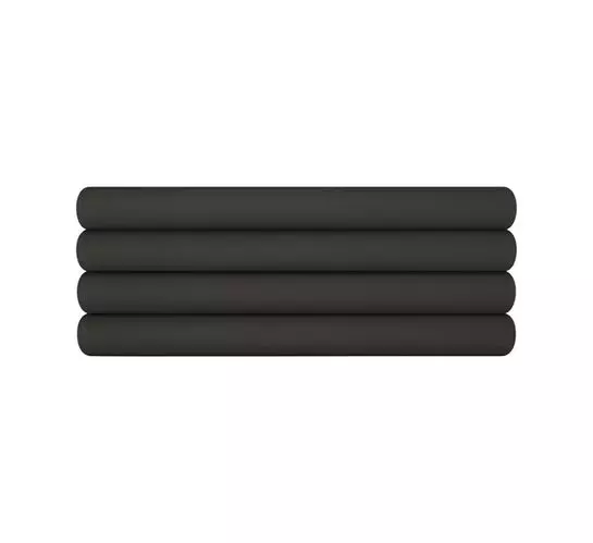 Sheraton Double Cotton Percale Fitted Sheet Charcoal