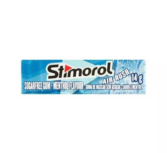 Stimorol Air Rush Sugar Free Gum Menthol (1x10PC) Stimorol Air Rush Sugar Free Gum Menthol (1x10PC)