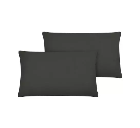 Sheraton Cotton Percale Pillowcase 2-Pack Charcoal Sheraton Cotton Percale Pillowcase 2-Pack Charcoal