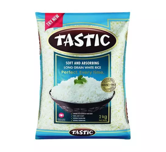 Tastic Long Grain Rice White Soft And Absorbing (1x2kg) Tastic Long Grain Rice White Soft And Absorbing (1x2kg)