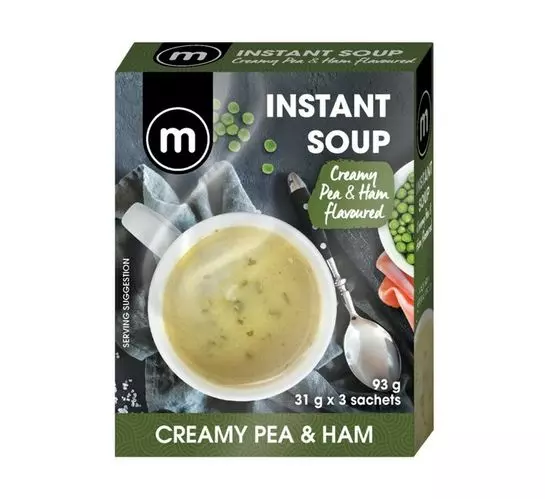 Plax Instant Soup Pea and Ham (4's)