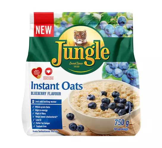 Jungle Instant Oats Blueberry (750g)