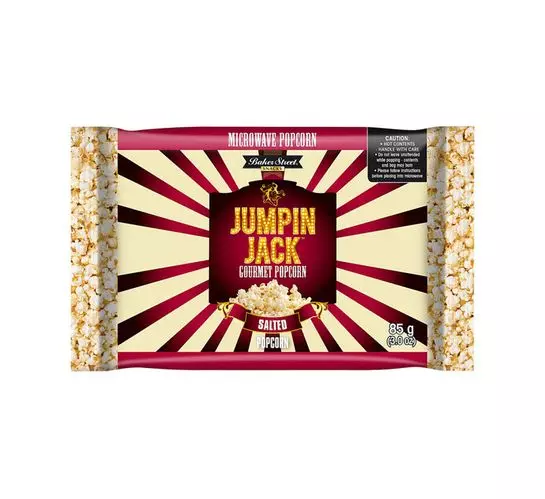Jumpin Jack Microwave Popcorn Salted (12x85g) Jumpin Jack Microwave Popcorn Salted (12x85g)