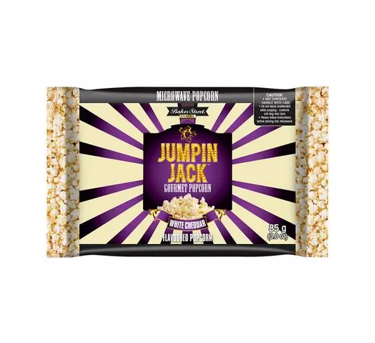 Jumpin Jack Microwave Popcorn White Cheddar (12x85g) Jumpin Jack Microwave Popcorn White Cheddar (12x85g)