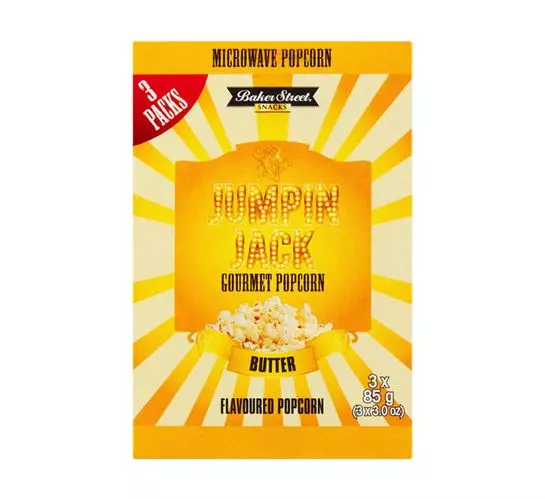 Jumpin Jack Microwave Popcorn Butter (3x85g) Jumpin Jack Microwave Popcorn Butter (3x85g)