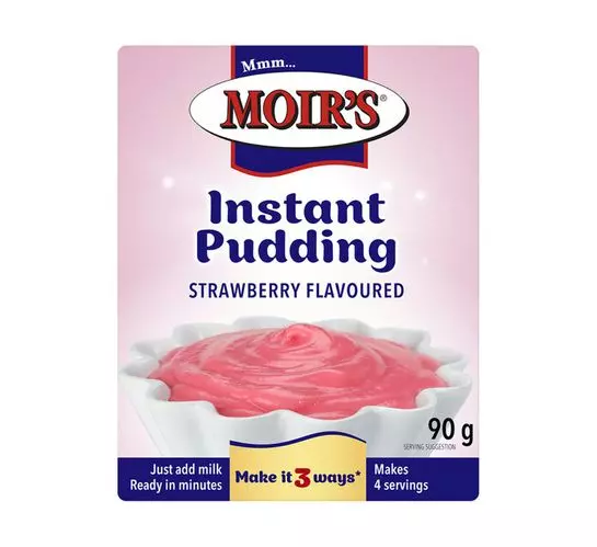 Moir's Instant Puddings Strawberry (1x90g)