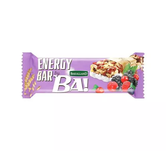 Bakalland Energy Bar 5 Forest Fruit (1x40g) Bakalland Energy Bar 5 Forest Fruit (1x40g)