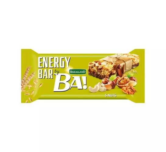 Bakalland Energy Bar 5 Mix Nuts (1x40g)
