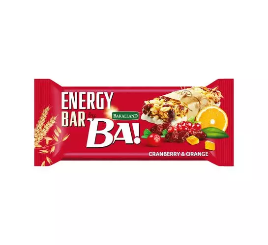 Bakalland Energy Bar Cranberry (1x40g) Bakalland Energy Bar Cranberry (1x40g)