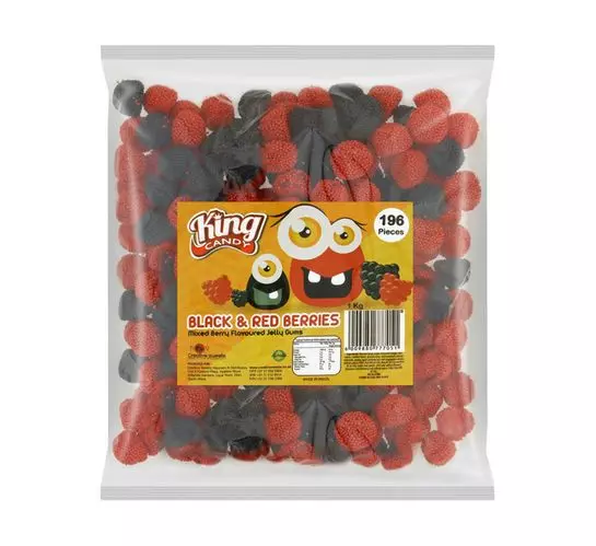 King Candy Berries Black And Red (1x1kg) King Candy Berries Black And Red (1x1kg)