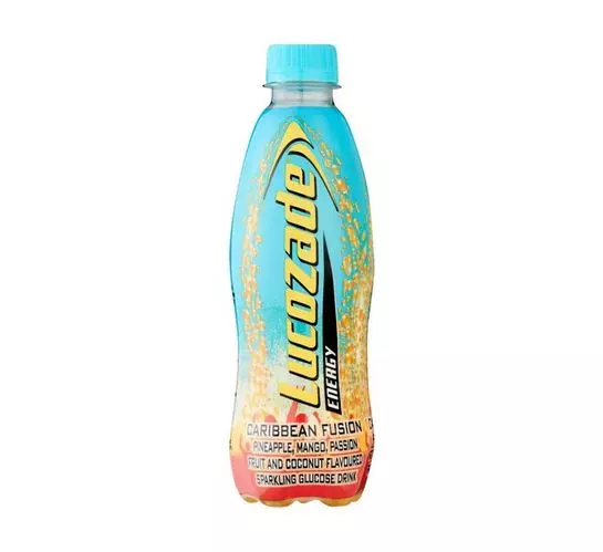 Lucozade Energy Drink Caribbean Fussion (6x360ml) Lucozade Energy Drink Caribbean Fussion (6x360ml)
