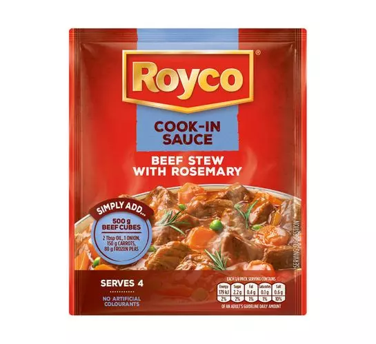 Royco Dry Cook-in-Sauce Beef Stew with Rosemary (1x48g)