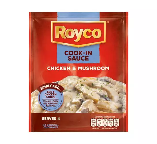 Royco Dry Cook-in-Sauce Chicken and Mushroom (1x44g) Royco Dry Cook-in-Sauce Chicken and Mushroom (1x44g)