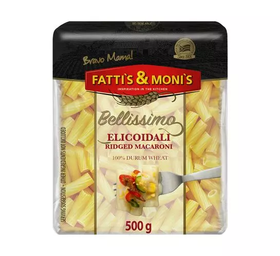 Fatti's & Moni's Bellissimo Durum Wheat Pasta Macaroni (1x500g)