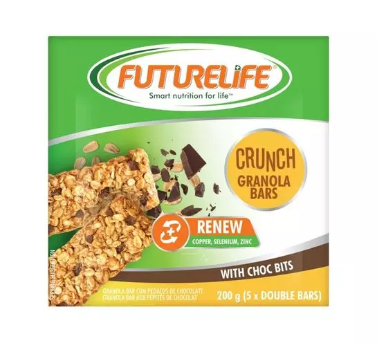 Futurelife Granola Bars Choc Bits (1x200g) Futurelife Granola Bars Choc Bits (1x200g)