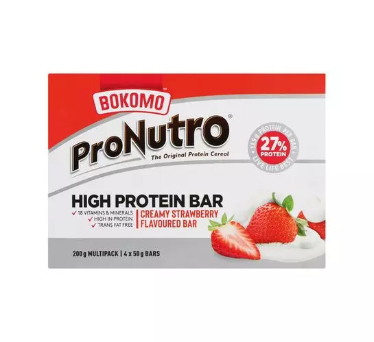 Pronutro High Protein Bar STRWBERRY CREAM (1x50g x4) Pronutro High Protein Bar STRWBERRY CREAM (1x50g x4)